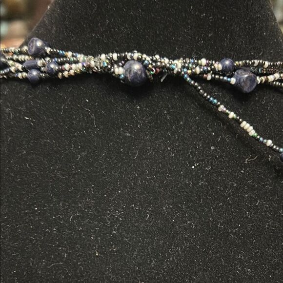 Elegant Multi-Strand Beaded Necklace - Picture 4 of 4